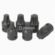 6 Torx trieciengalvu komplekts T55, T60, T70, T80, T90, T100, 1/2